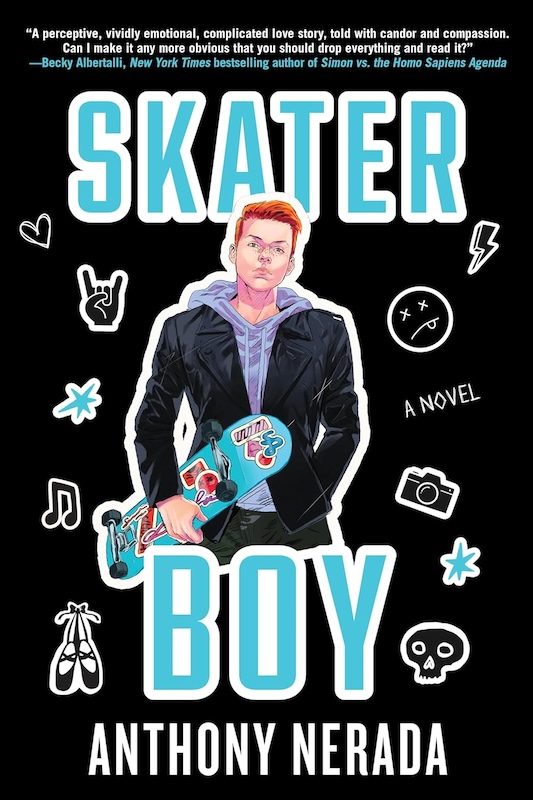 Book cover for Skater Boy by Anthony Nerada