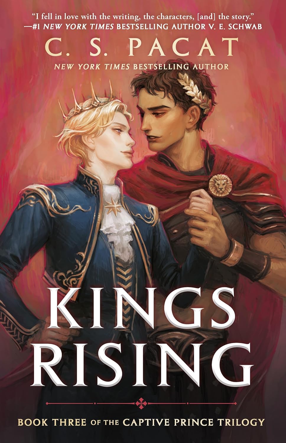 Book cover for Kings Rising: The Captive Prince Trilogy Book 3 by C.S. Pacat