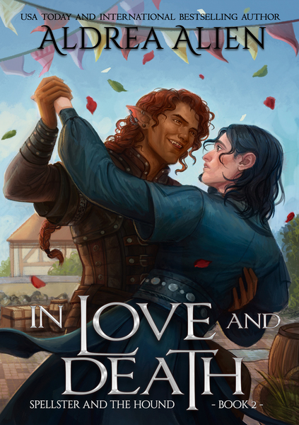 Book cover for In Love and Death by Aldrea Alien