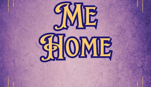 Book cover for Walk Me Home featuring “Walk Me Home” in EFCO Brookshire font on an old magic tome style background