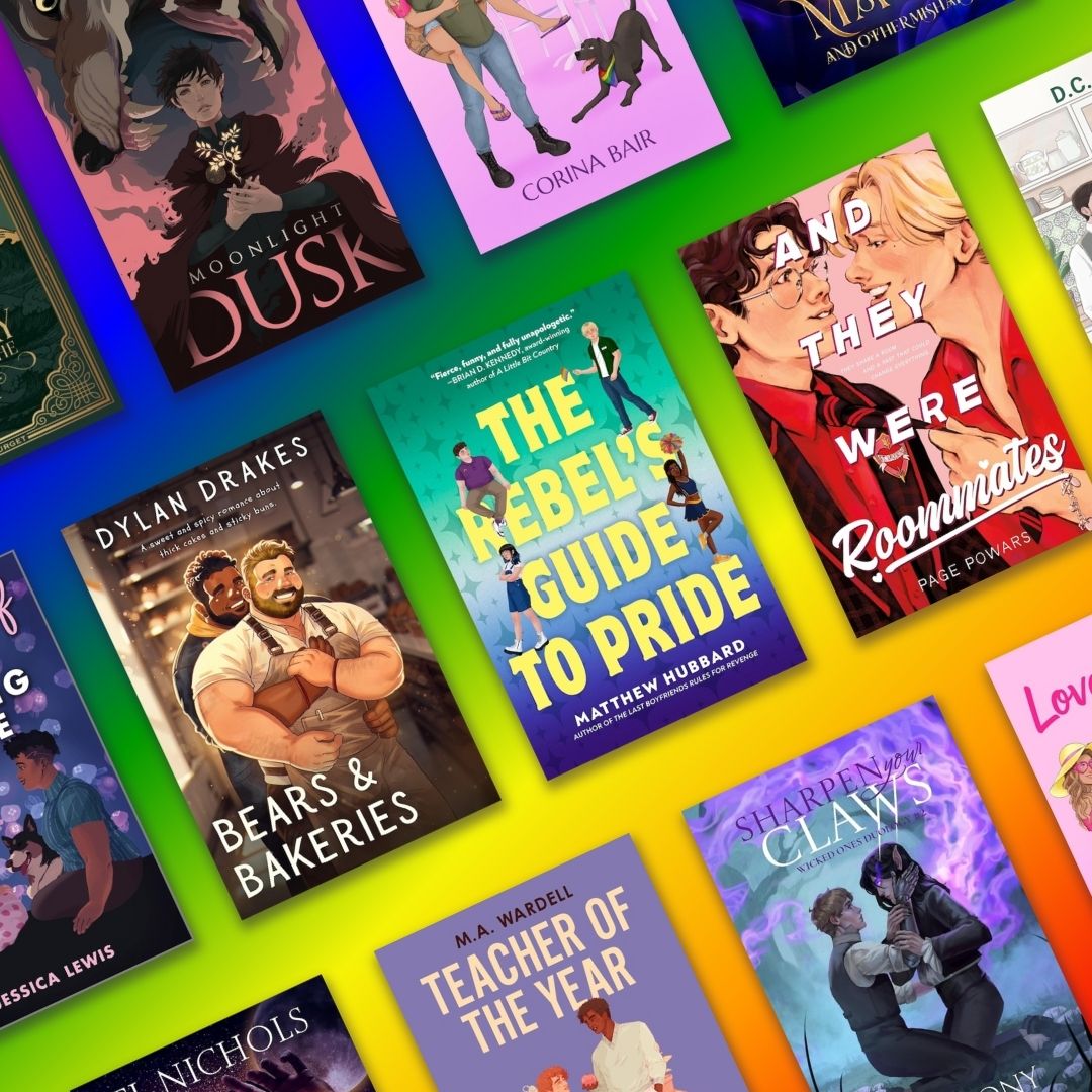 A selection of book covers featuring Queer new releases from 2025.