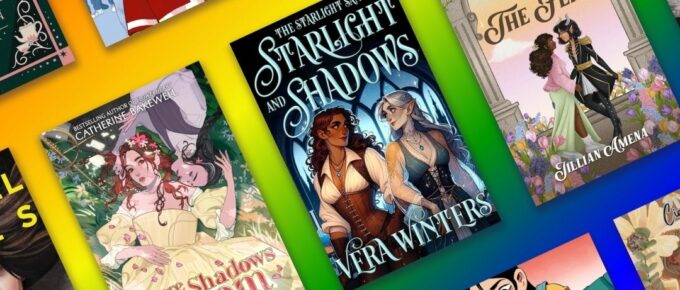 A selection of book covers featuring Sapphic books with female main characters