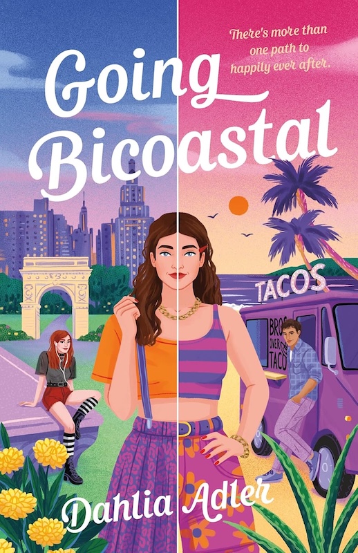 Book cover for Going Bicoastal by Dahlia Adler