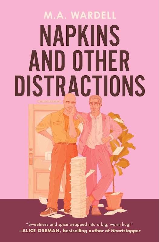Book cover for Napkins and Other Distractions by M.A. Wardell