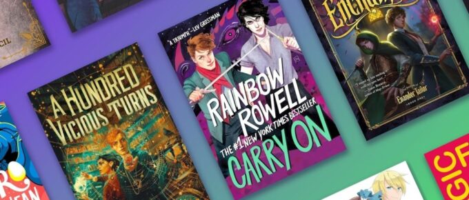 A selection of book covers featuring Queer magical school books