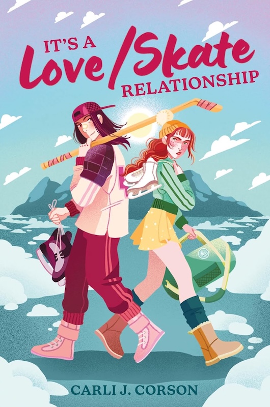 Book cover for It’s a Love/Skate Relationship by Carli J. Corson