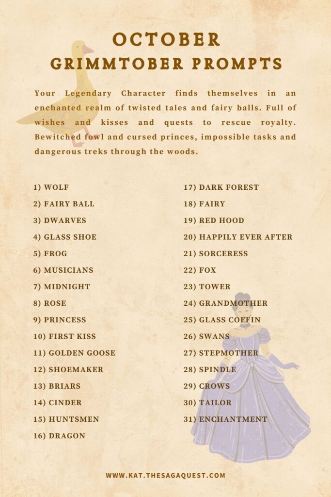 Prompt words for October 2025 - NOTE: The prompt words are presented in plain text form adjacent to this graphic for visually impaired visitors