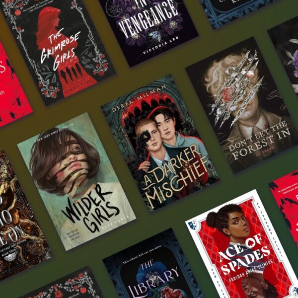 A selection of book covers featuring Queer Dark Academia books