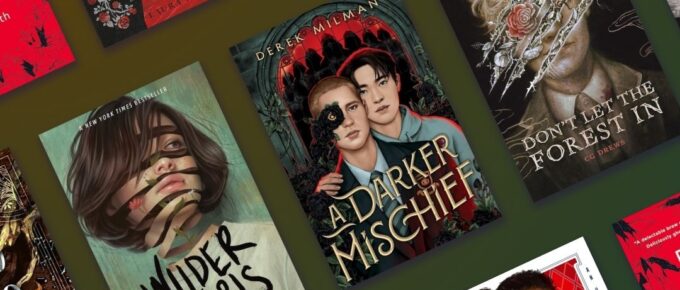 A selection of book covers featuring Queer Dark Academia books