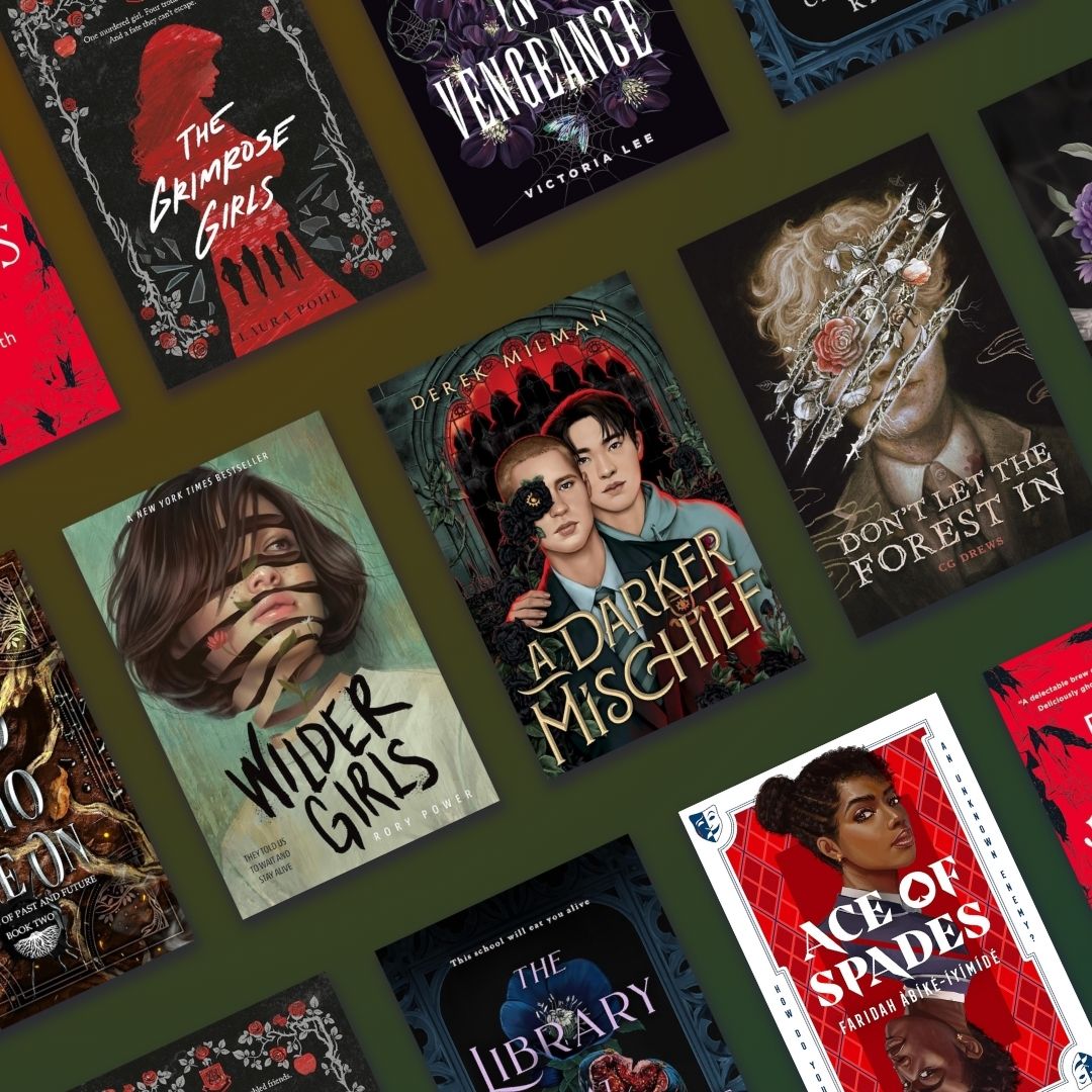 A selection of book covers featuring Queer Dark Academia books