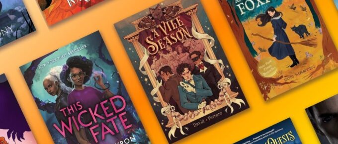 A selection of book covers for Queer books featuring vampires, witches and other paranormal creatures.