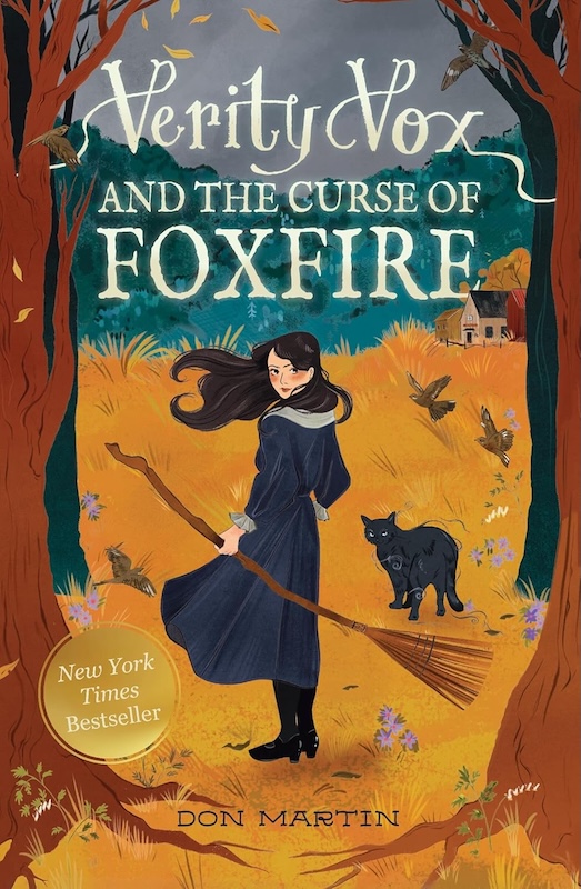 Book cover for Verity Vox and the Curse of Foxfire by Don Martin