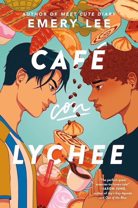 Book cover for Café Con Lychee by Emery Lee