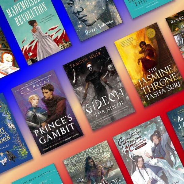 A selection of book covers featuring Queer Resistance & Rebellion Fiction