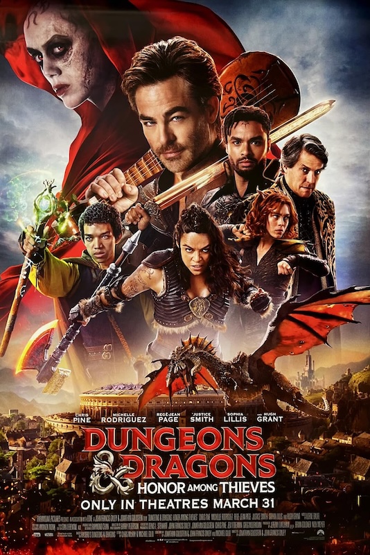 movie poster for Dungeons & Dragons: Honor Among Thieves