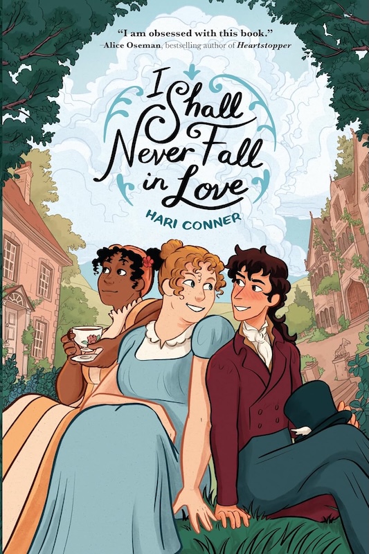 Book cover for I Shall Never Fall in Love by Hari Conner