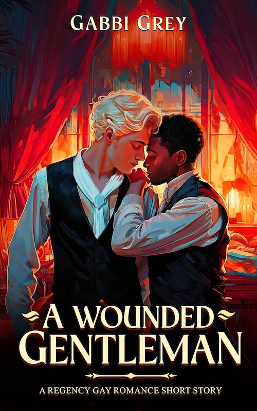 Book cover for A Wounded Gentleman by Gabbi Grey