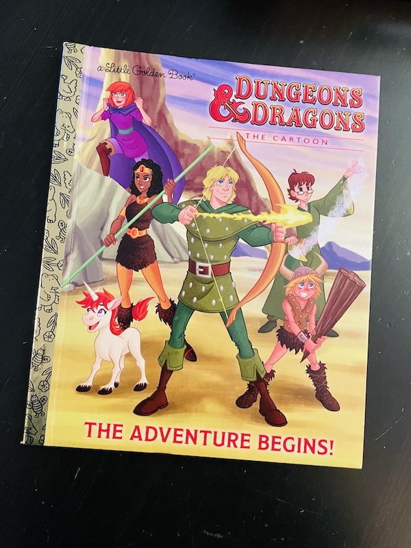 Book cover for Dungeons & Dragons by Little Golden Book