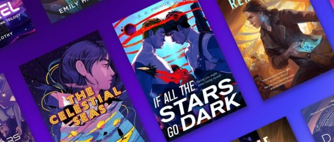 A selection of book covers featuring Queer SciFi stories