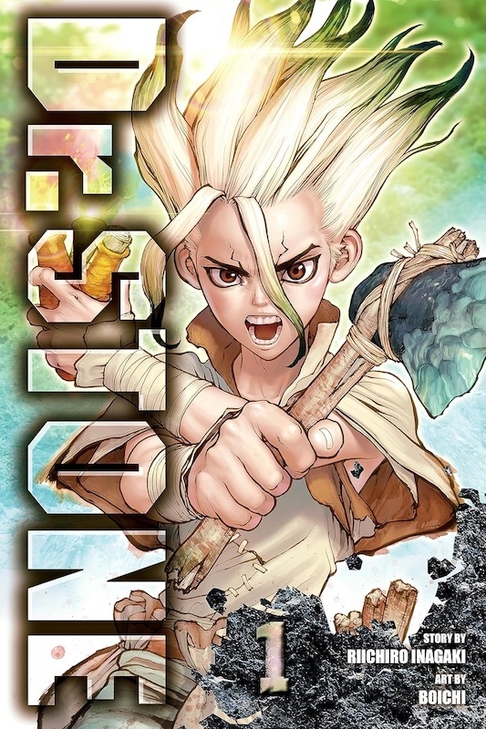 Book cover for Dr. STONE: Volume 1: Stone World by Riichiro Inagaki & Boichi